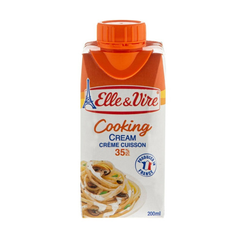 Elle & Vire UHT Cooking Cream 35%  24 x 200ml
