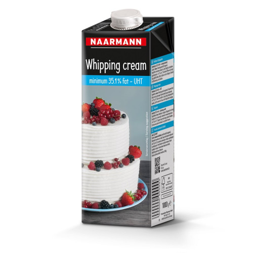 Naarmann UHT Whipping Cream 35.1 % Fat 12 x 1L