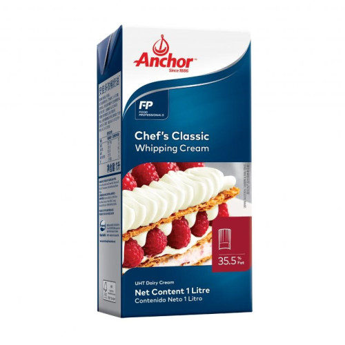 Anchor Chef’s Classic Whipping Cream 12 x 1L