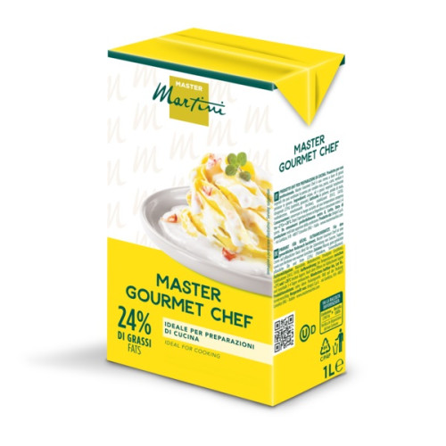 Master Martini master gourmet for Chef 24% fat cooking cream 12 X 1L