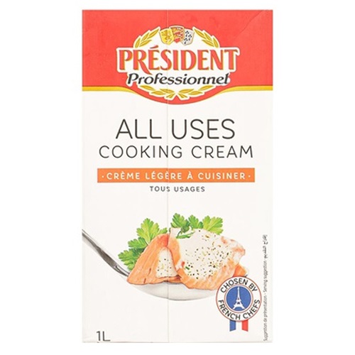 President professional All uses Cooking cream 12 x 1L