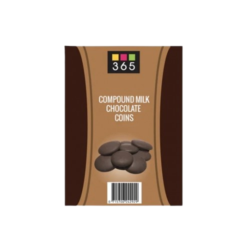 365 milk Chocolate compound coins 2.5 kg