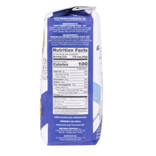 Antimo Caputo Pizzeria 00 Flour Blue pizza flour 25kg Antimo Caputo Pizzeria 00 Flour Blue pizza flour 25kg