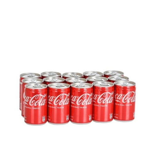 Coca Cola Regular Carbonated Soft Drink Cans 30 x155ml
