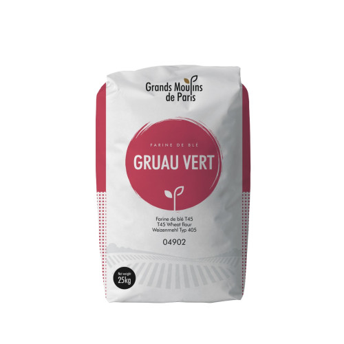 Moul-bie Flour Gruau Vert Wheat Flour T45 25kg