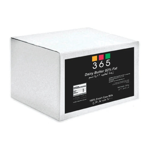 365  Dairy Butter 82.5% Fat  1 x 25Kg