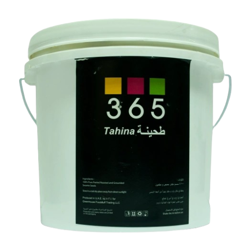 365 Premium Tahina Plastic bucket  Gross 7Kg