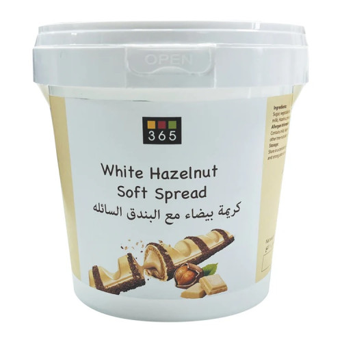 365 White Hazelnut Soft Spread Bueno Spread 15% 1kg