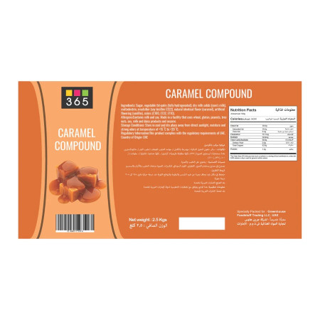 365 Caramel Compound 2.5 Kg 365 Caramel Compound 2.5 Kg
