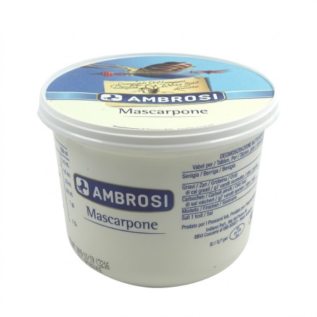 Ambrosi Mascarpone Cheese 6  x 500g