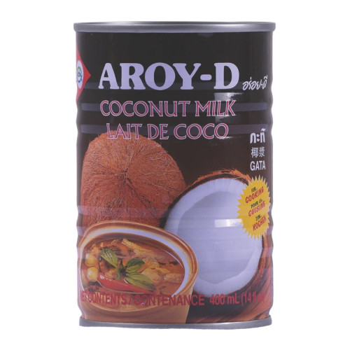 Aroy-D Coconut Milk For Cooking  24 x 400ml