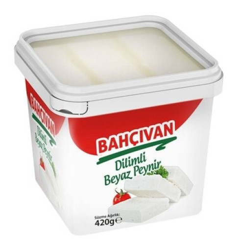 Bahcivan Sliced White Cheese  from Turkey 12 x 420g