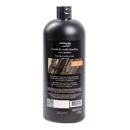 Bourbon Vanilla Vanilla Extract With Seeds Concentration 200g/L 500g Bourbon Vanilla Vanilla Extract With Seeds Concentration 200g/L 500g