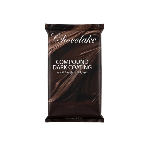 CHOCOLAKE Dark Compound Chocolate Block 2.5 Kg CHOCOLAKE Dark Compound Chocolate Block 2.5 Kg