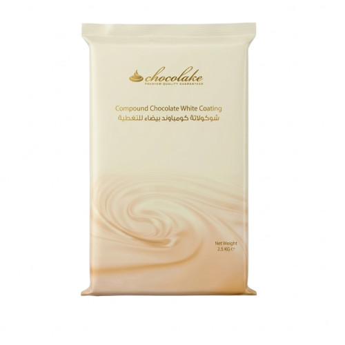 CHOCOLAKE White Compound Chocolate Block 2.5 Kg