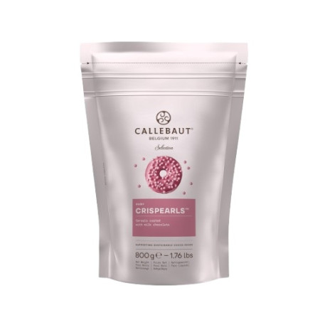 Callebaut Crispy Cereals Coated with Chocolate Ruby CRISPEARLS™ 800g Callebaut Crispy Cereals Coated with Chocolate Ruby CRISPEARLS™ 800g