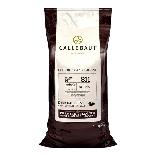 Callebaut Belgium Dark  Chocolate n° 811  54.5% Coins  10kg