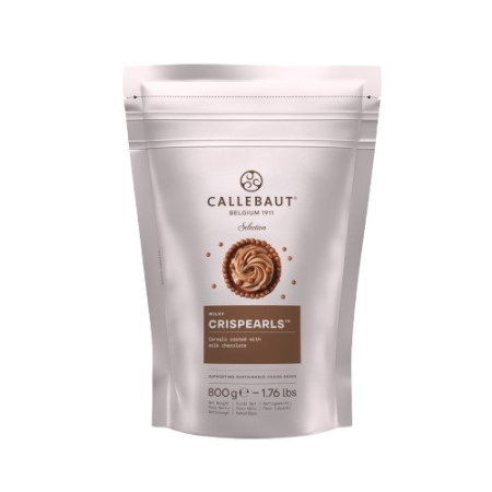 Callebaut Crispy Cereals Coated with Chocolate Milk CRISPEARLS™ 800g Callebaut Crispy Cereals Coated with Chocolate Milk CRISPEARLS™ 800g
