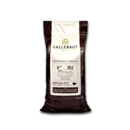 Callebaut Belgium dark chocolate n° L811 48.2% Coins 10kg Callebaut Belgium dark chocolate n° L811 48.2% Coins 10kg