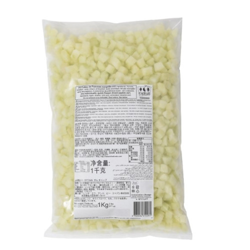 Capfruit Green Apple Individually Quick Frozen Fruit IQF 1kg Capfruit Green Apple Individually Quick Frozen Fruit IQF 1kg