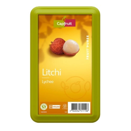 Capfruit Litchi Frozen Fruit Puree No Added Sugar 1kg Capfruit Litchi Frozen Fruit Puree No Added Sugar 1kg