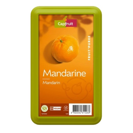 Capfruit Mandarin Frozen Fruit Puree No Added Sugar 1kg Capfruit Mandarin Frozen Fruit Puree No Added Sugar 1kg