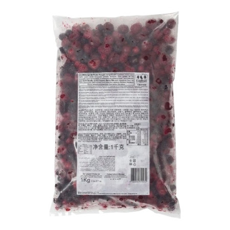 Capfruit Mixed Berries Individually Quick Frozen Fruit IQF 1kg Capfruit Mixed Berries Individually Quick Frozen Fruit IQF 1kg