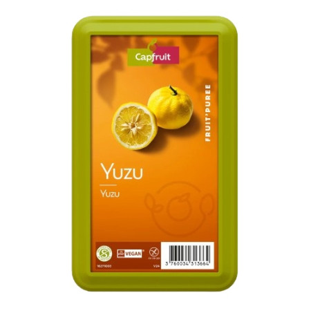 Capfruit Yuzu Frozen Fruit Puree No Added Sugar 1kg Capfruit Yuzu Frozen Fruit Puree No Added Sugar 1kg