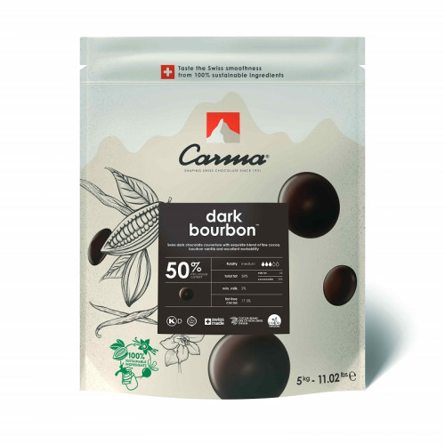 Carma Dark Bourbon 50% coins Switzerland 5kg