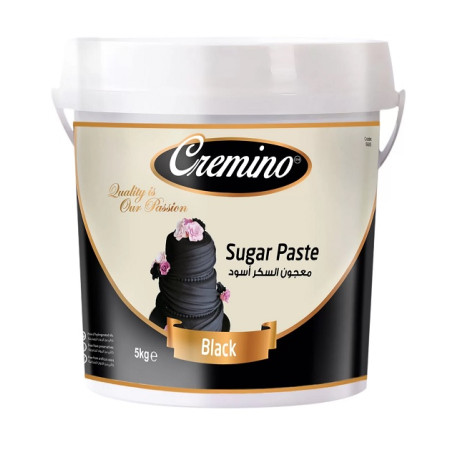 Cremino Black Sugar Paste 1 x 5Kg