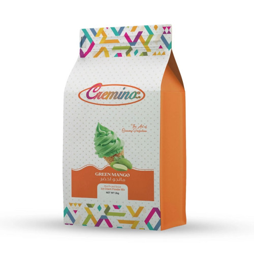 Cremino Green Mango Soft Ice Cream Powder Mix  2KG