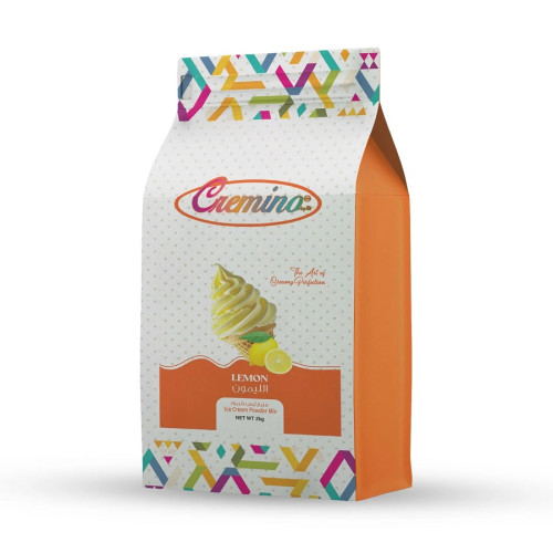 Cremino Lemon Soft Ice Cream Powder Mix 2KG