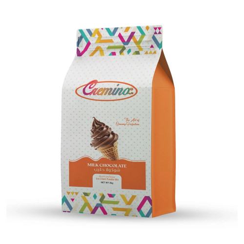 Cremino Milk Chocolate Soft Ice Cream Powder Mix 2KG Cremino Milk Chocolate Soft Ice Cream Powder Mix 2KG