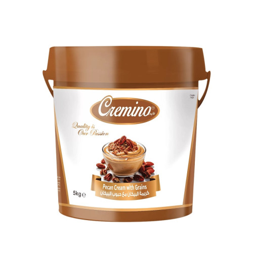 Cremino Pecan Cream with Grains Filling 5KG Cremino Pecan Cream with Grains Filling 5KG