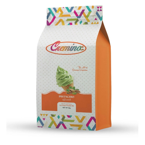 Cremino Pistachio Soft Ice Cream Powder Mix 2KG Cremino Pistachio Soft Ice Cream Powder Mix 2KG