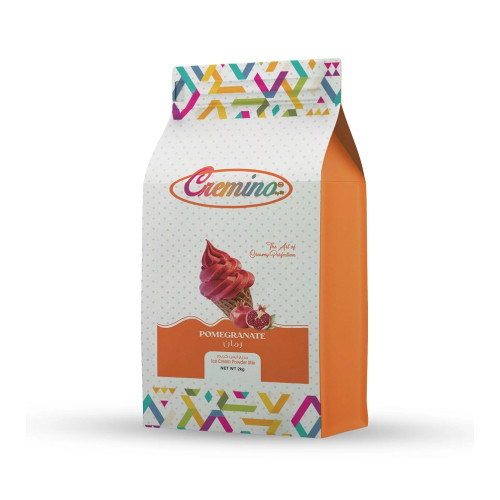 Cremino Pomegranate Soft Ice Cream Powder Mix 2KG Cremino Pomegranate Soft Ice Cream Powder Mix 2KG