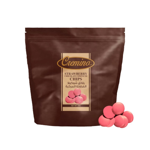 Cremino Strawberry Chocolate Compound Chips 5KG Cremino Strawberry Chocolate Compound Chips 5KG