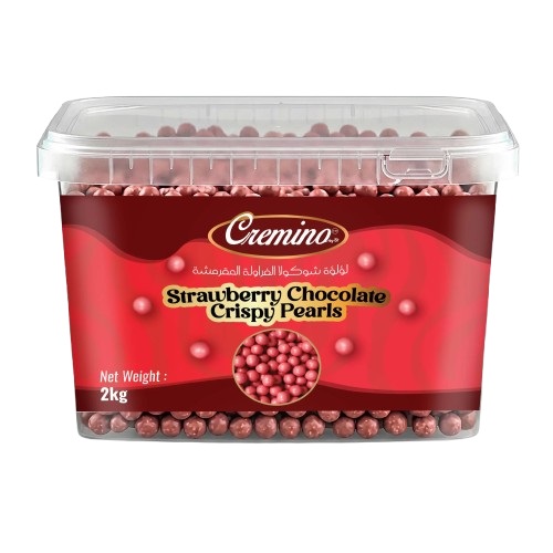 Cremino Strawberry Chocolate Crispy Pearls 2kg