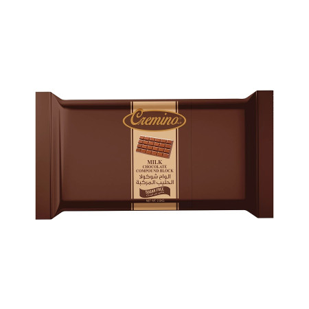 Cremino Sugar Free Milk Compound Chocolate Block  2.5KG