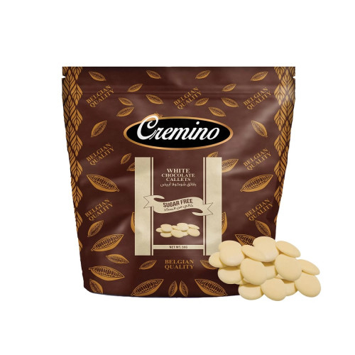 Cremino White Chocolate Sugar Free Callets 5KG