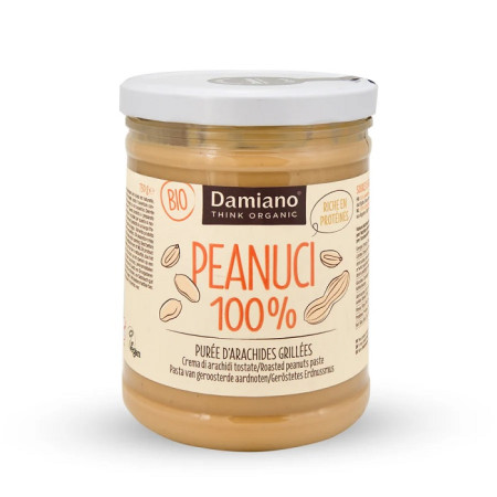 Damiano Organic Roasted Peanut Paste Spread 750g