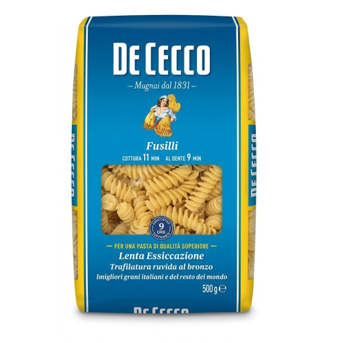 De Cecco Fusilli Pasta  24 x 500g 