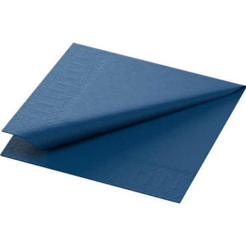 Duni Cocktail Tissue Napkin 24 x 24 cm Dark Blue 3-ply  8X250