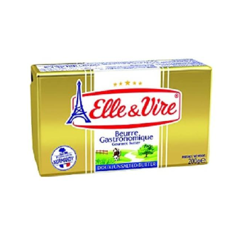 Elle & Vire Butter unsalted 82% Fat Gold 40 X 200g