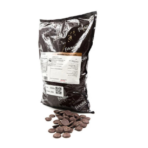 Felchlin Dark Chococlate Coins 65% 2kg Felchlin Dark Chococlate Coins 65% 2kg