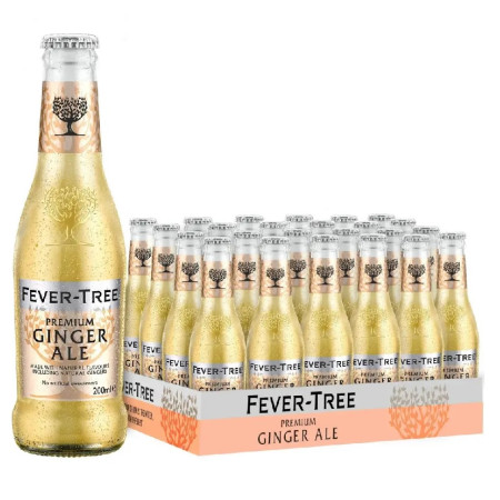 Fever Tree Premium Ginger Ale 24x200ml