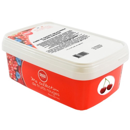 Fruits Rouges  Frozen Sourcherry Puree 90% 1Kg
