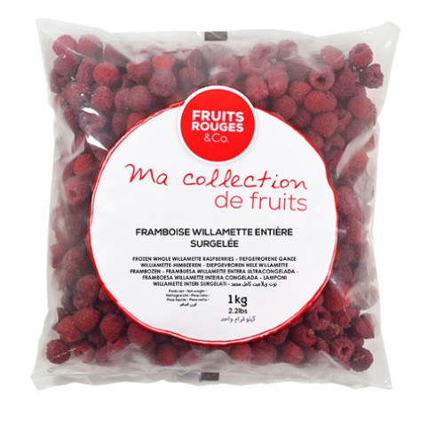 Fruits Rouges  Frozen Willamette Raspberry Whole 1Kg