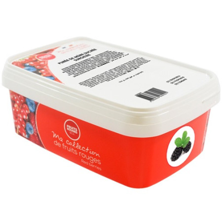 Fruits Rouges Frozen Blackcurrant Puree 90% 1Kg