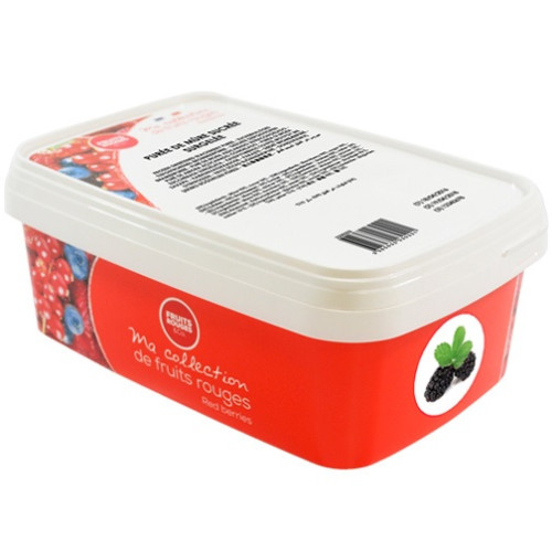 Fruits Rouges Frozen Blackcurrant Puree 90% 1Kg
